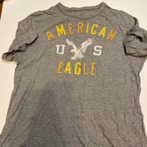 American Eagle Vintage Logo Tee size large